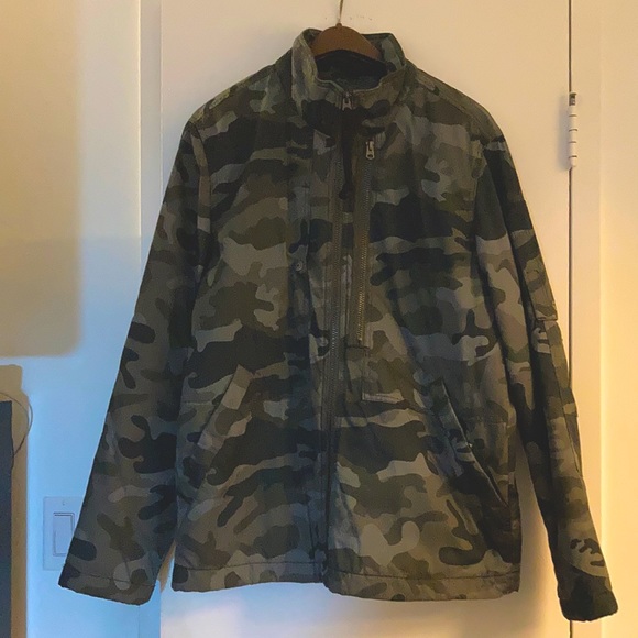 GStar Jackets & Coats Mens Gstar Raw Camouflage Camo Grey Jacket L